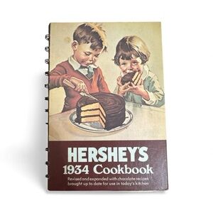 Hershey's 1934 Cookbook Copyright 1971 Vintage Desert Baking Book Old Fashioned
